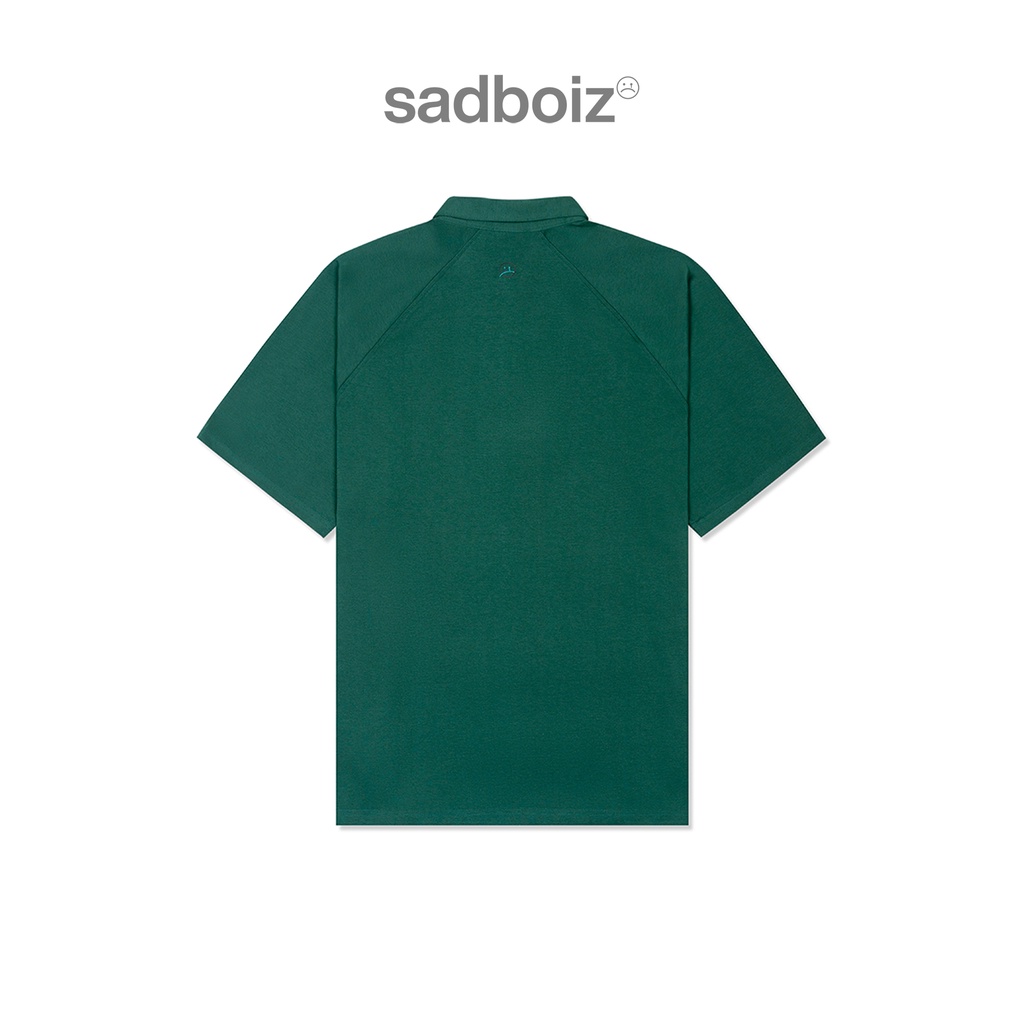 Áo polo SADBOIZ Lowkey Mallard Green