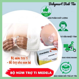 Bộ 2 núm trợ ti cho mẹ, Thương hiệu Medela Thụy Sĩ, an toàn, tiện lợi, giúp bé ti mẹ tốt hơn