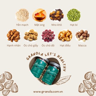 Granola dinh dưỡng siêu hạt