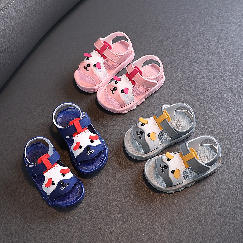 Giày sandal trẻ em hình cún nhiều màu đáng yêu xinh xắn - TT441