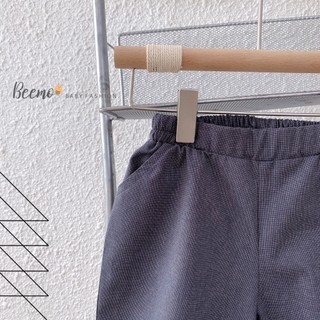Set áo sơ mi quần tây phối nơ công tử beemo