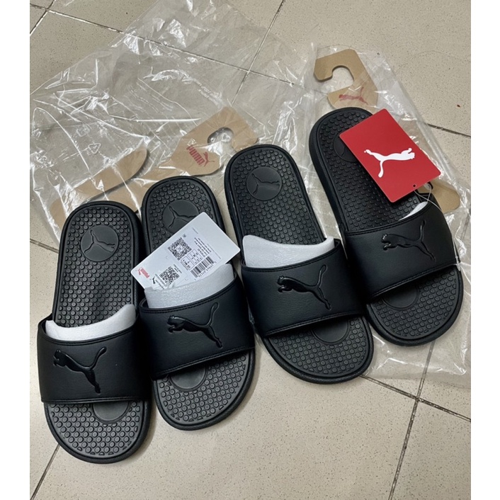 dép Puma cool cat màu đen chính hãng dành cho nữ