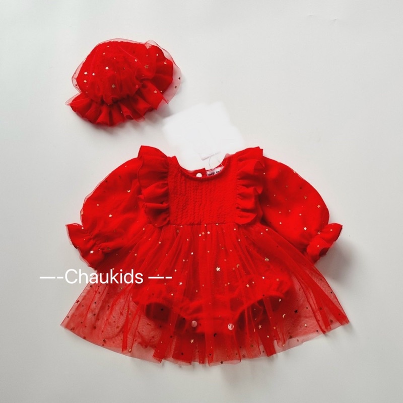 [Hồng Sao] Body cho bé tặng mũ mã 5359073