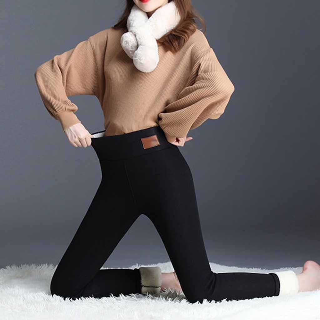 Quần Legging Dày Giữ Ấm Cạp Cao Thời Trang Nữ