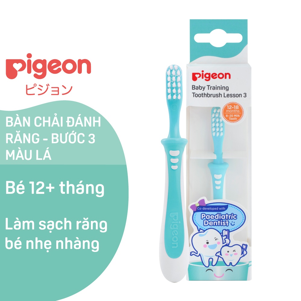 Bàn chải đánh răng cho bé Pigeon bước 3