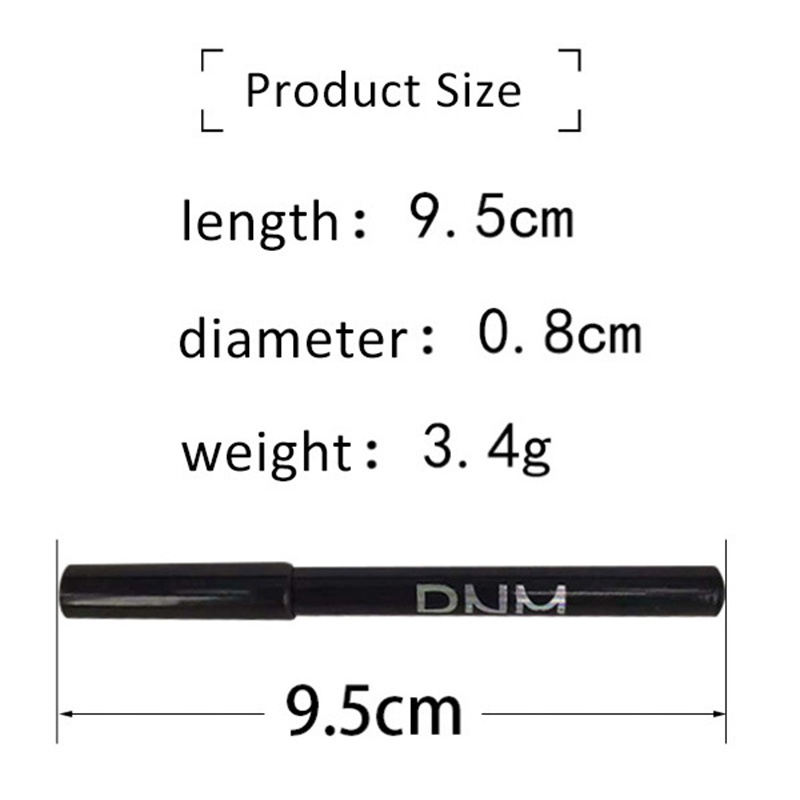 Bút Chì Kẻ Lông Mày Hai Đầu Màu Đen / Nâu Chống Thấm Nước Và Mồ Hôi Không Dễ Phai Màu