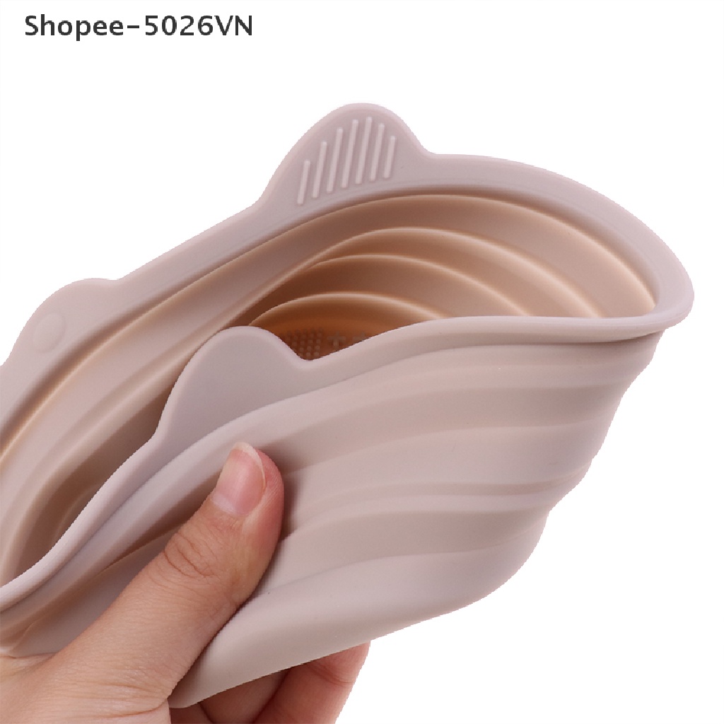 Dụng Cụ Vệ Sinh Cọ Trang Điểm Bằng Silicon Mềm Nhiều Màu Tùy Chọn