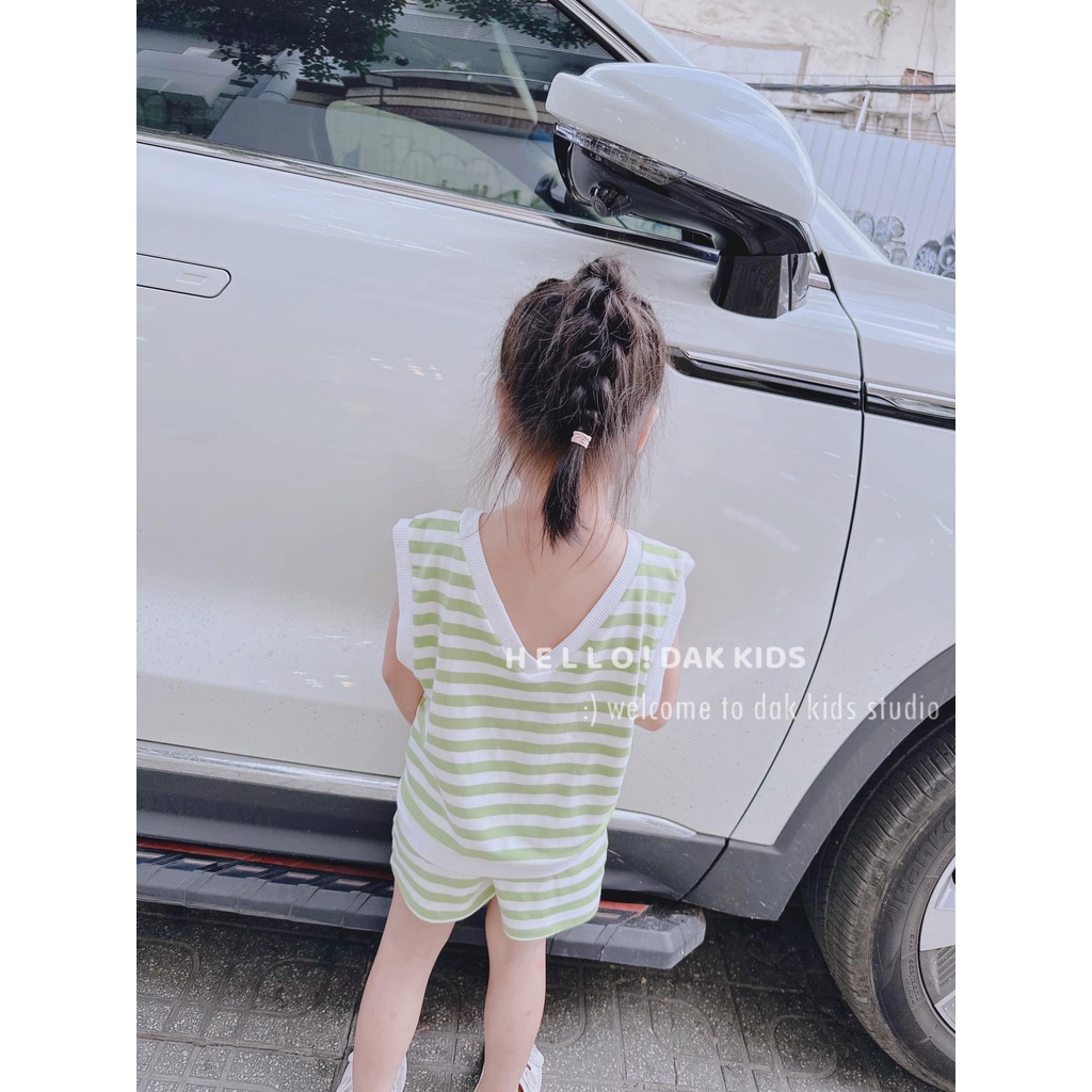 Set Sọc Cô V Năng Động Cho Bé D.A.K