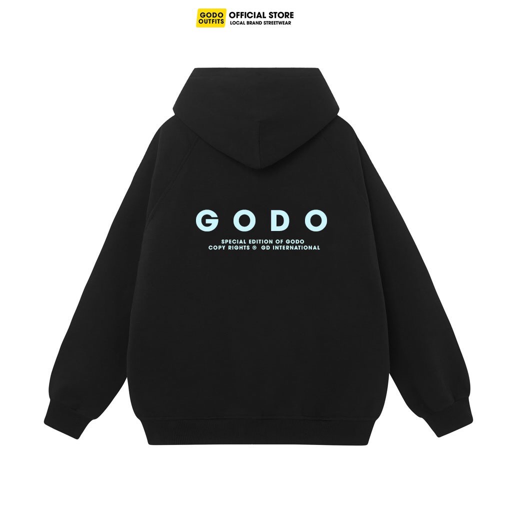 Áo Hoodie Local Brand Unisex GODO Mũ Trùm Unisex , Áo Nỉ Hoodie Nỉ Bông Cao Cấp Phù Hợp nam Nữ
