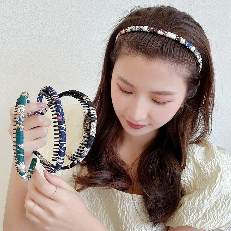 Băng Đô Cài Tóc Có Răng Chống Trượt Tiện Dụng Khi Rửa Mặt / Trang Điểm