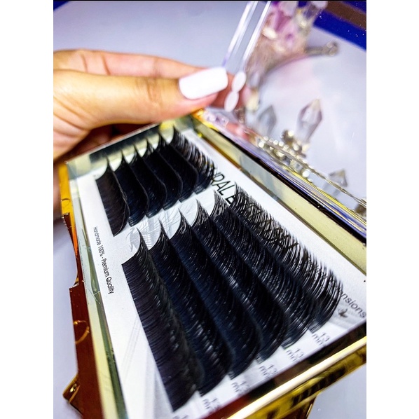 -Mi Lông T H Ậ T - Sợi Tự Nhiên 100% - Độ Cong J Tự Nhiên