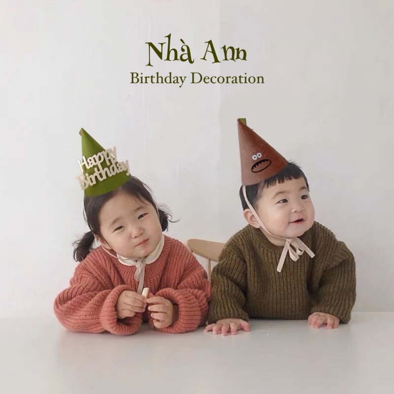 MŨ KHỦNG LONG SINH NHẬT - NHÀ ANN