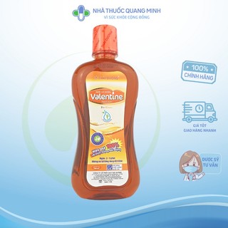 Nước súc miệng Valentine Thái Dương chai 500ml