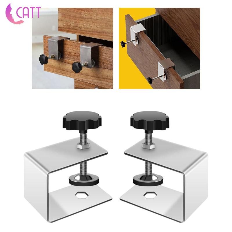 Set 2 Kẹp Cố Định Điều Chỉnh Đồ Gỗ Bằng Thép Không Gỉ Dadada1