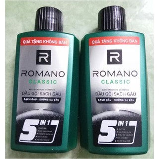 Dầu Gội nam Romano 60g dầu gội thơm - giá 1 chai