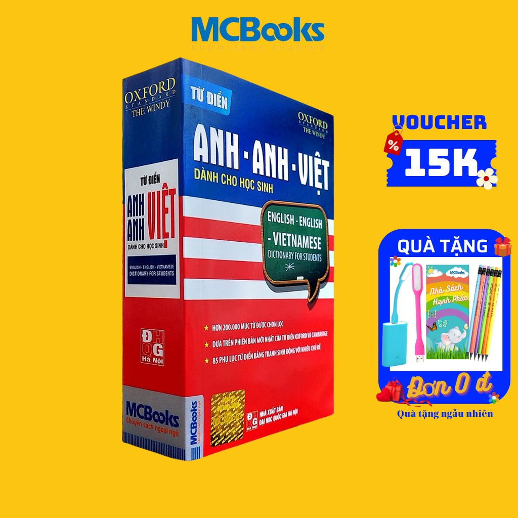 Sách - Từ điển Anh – Việt dành cho học sinh - Mcbooks