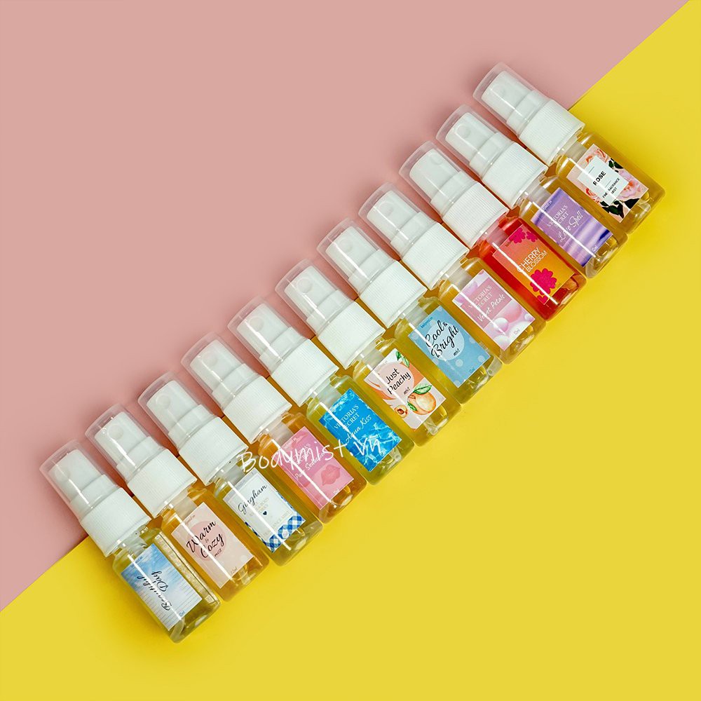 Xịt thơm toàn thân victoria Bath body works chai chiết 10ml lưu hương lâu giử mùi tốt