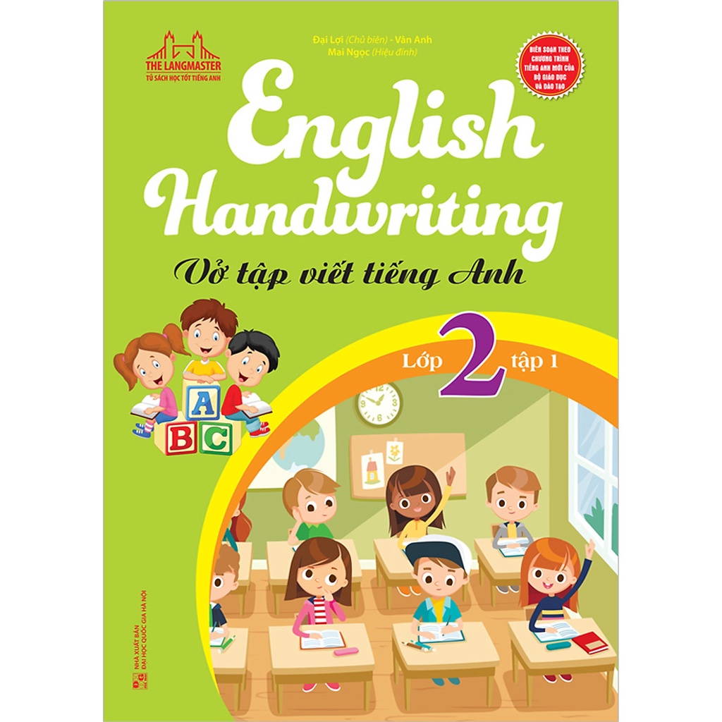 Sách - English Handwriting - vở tập viết Tiếng Anh lớp 2 tập 1