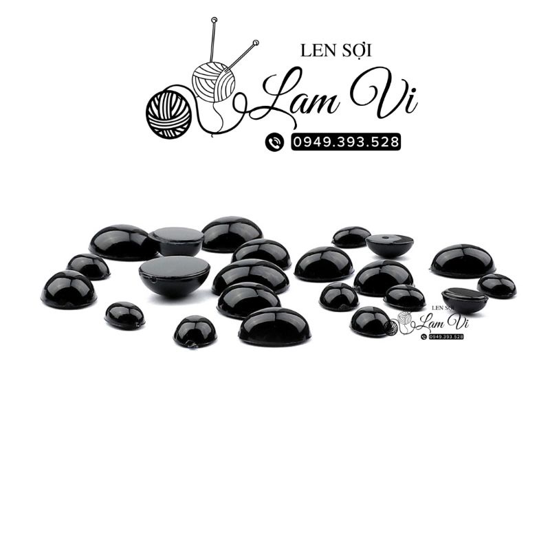 🍀 Mắt Đen Dán Tròn