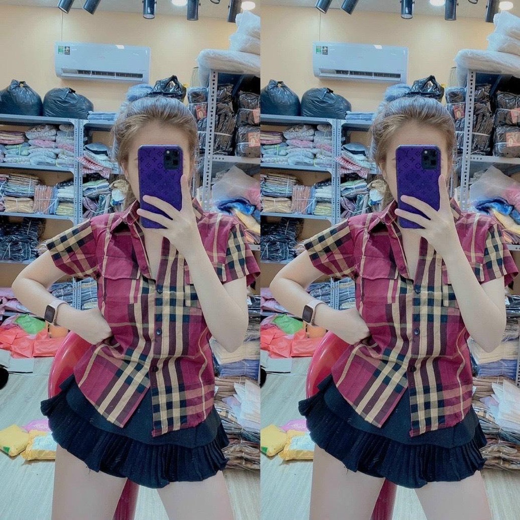 Bộ sưu tập áo Somi nữ caro - Somi caro nhiều màu dành cho bạn nữ thích đẹp