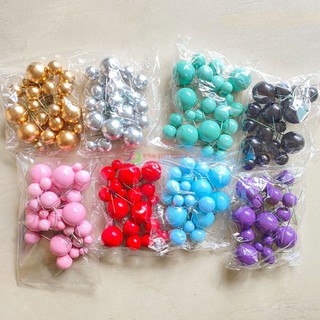 Set 20 quả bóng vàng / bạc màu macaron trang trí bánh kem