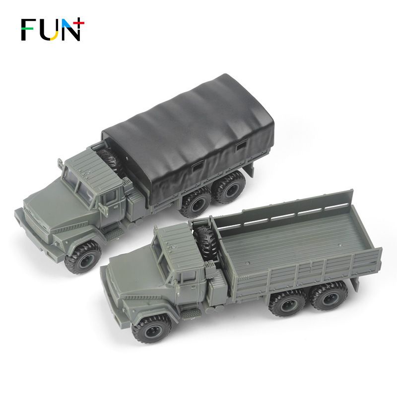 đồ chơi mô hình kit xe tải kraz tỉ lệ 1/72. ráp ko cần keo