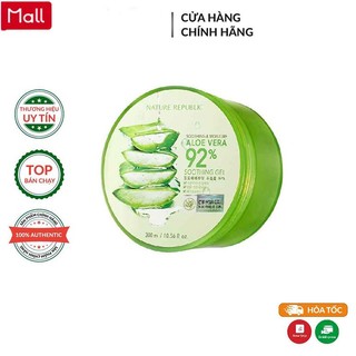 Gel lô hội chính hãng - gel lô hội đa năng aloe vera nature republic 92 - hàn quốc