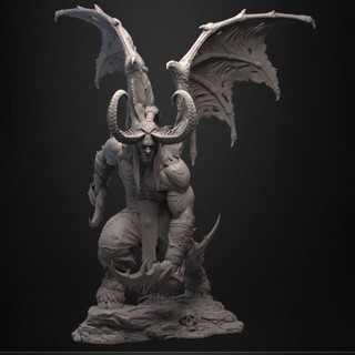 Mô hình illidan world of warcraft bằng chất liệu nhựa resin - cao 20 cm