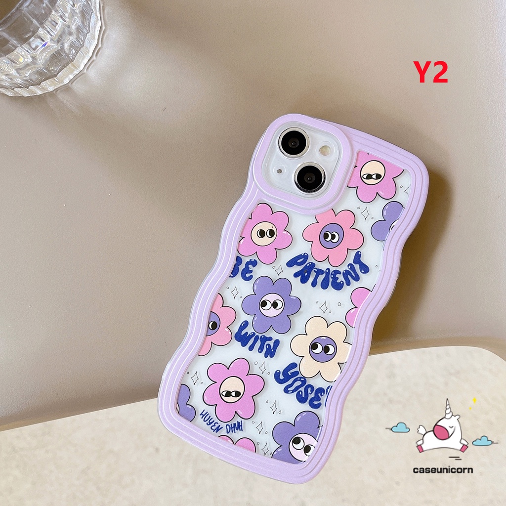 Ốp Điện Thoại Họa Tiết Hoa Mặt Cười Cho iPhone 11 12 13 14 Pro MAX 6 6s 7 8 Plus 14 Plus XR X XS MAX SE 2020