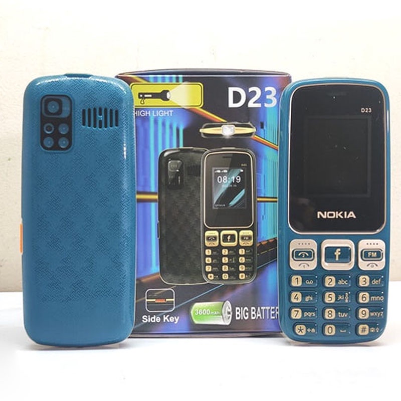 Điện Thoại Nokia D23 Dual Sim, Pin Khủng, Loa To Cho Người Lớn Tuổi, Full Box - BH 12 Tháng