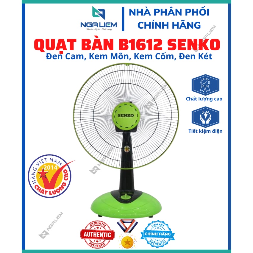 Quạt Bàn B4 B1612 Senko [Hàng Chính Hãng]