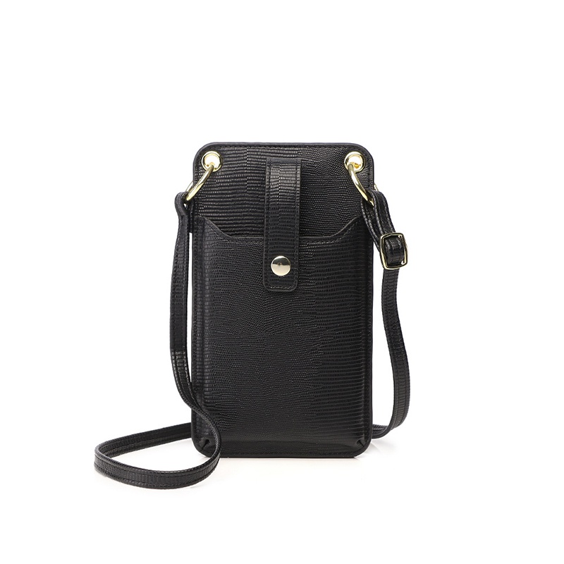 Ielgy Túi Đeo Chéo Đựng Điện Thoại mini Mềm Mại Họa Tiết Da Rắn Cho Nữ