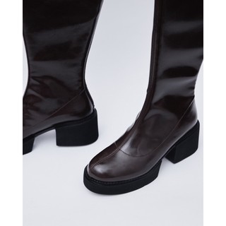 608 - GIÀY AVERY PLATFORM CALF BOOTS