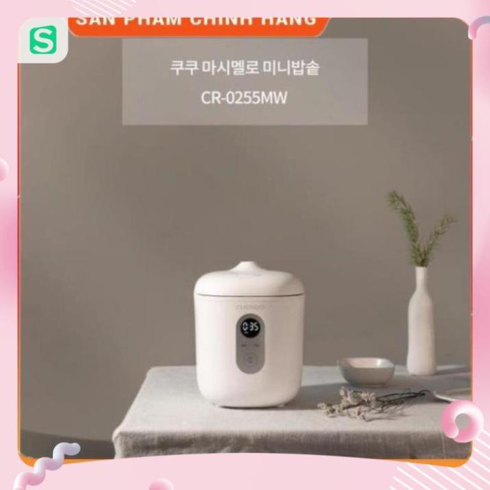 Nồi Cơm Mini Cuckoo Marshmallow CR-0255MW 0.36L - Bảo Hành 12 Tháng (Nội Địa Hàn)
