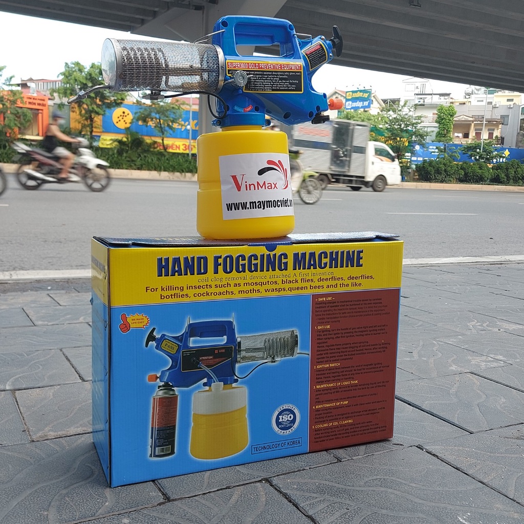 Máy phun tạo khói cho phim trường sân khấu dùng bình ga mini