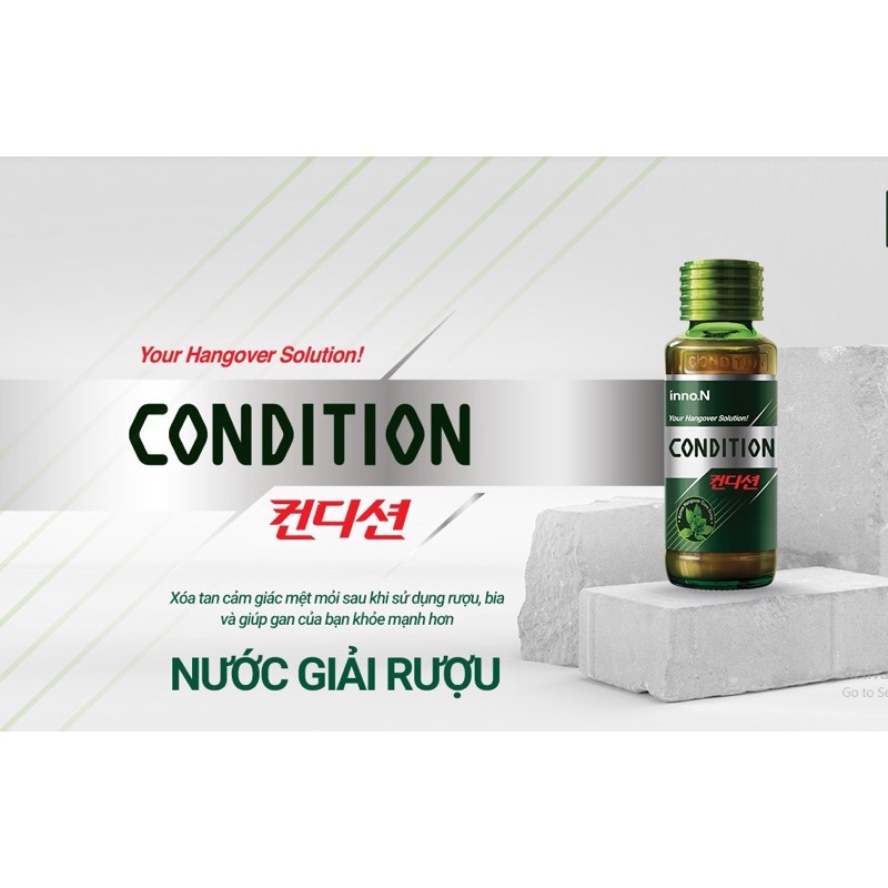 Nước Giải Rượu Condition - Hộp 10 chai