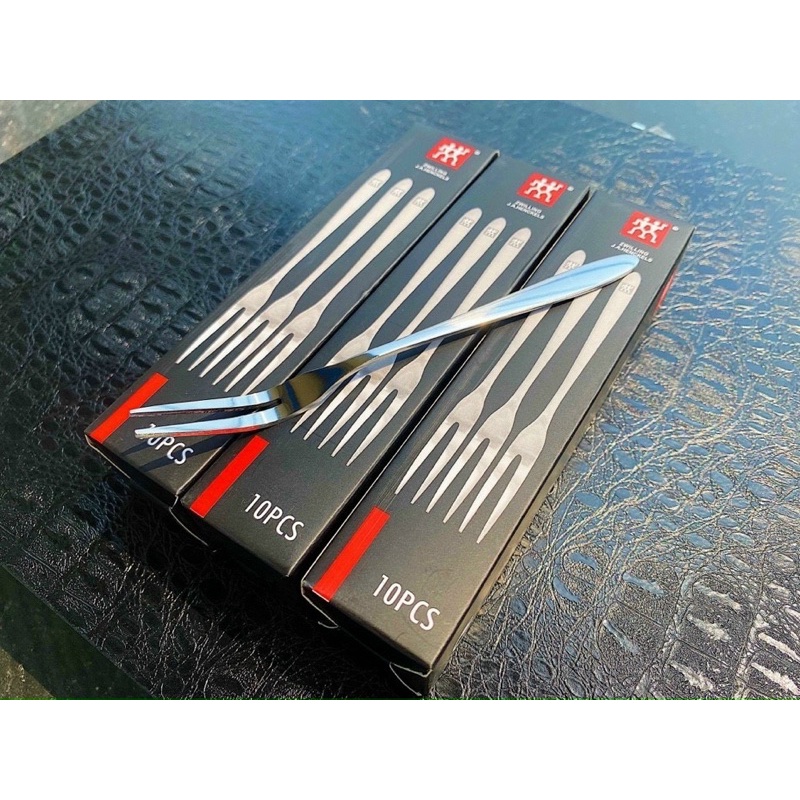 Combo 10 Nĩa Inox 304 dùng ăn trái cây bánh mức