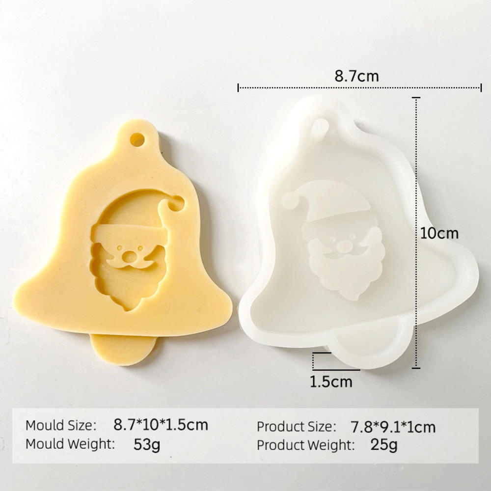 Khuôn Silicone Làm Bánh Hình Ông Già Noel / Tuần Lộc / Cây Thông / Hoa Tuyết DIY