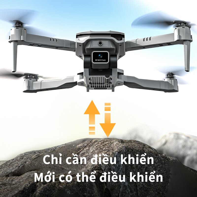 ⚡Flycam XT1 4k DRONE  Máy ảnh kép 4K áy bay không người lái chụp ảnh trên không có thể gập lại tiêu điểm tự động🔥