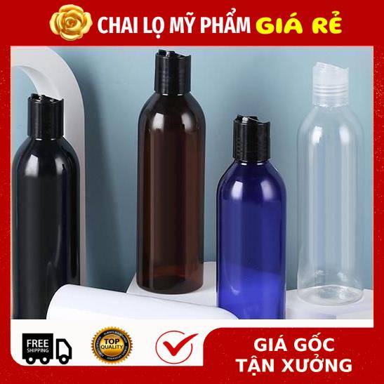 Chai Chiết Mĩ Phẩm ★ RẺ VÔ ĐỊCH ★ Chai nhựa pet trong nắp nhấn 150ml,200ml,250ml chiết mỹ phẩm , phụ kiện du lịch