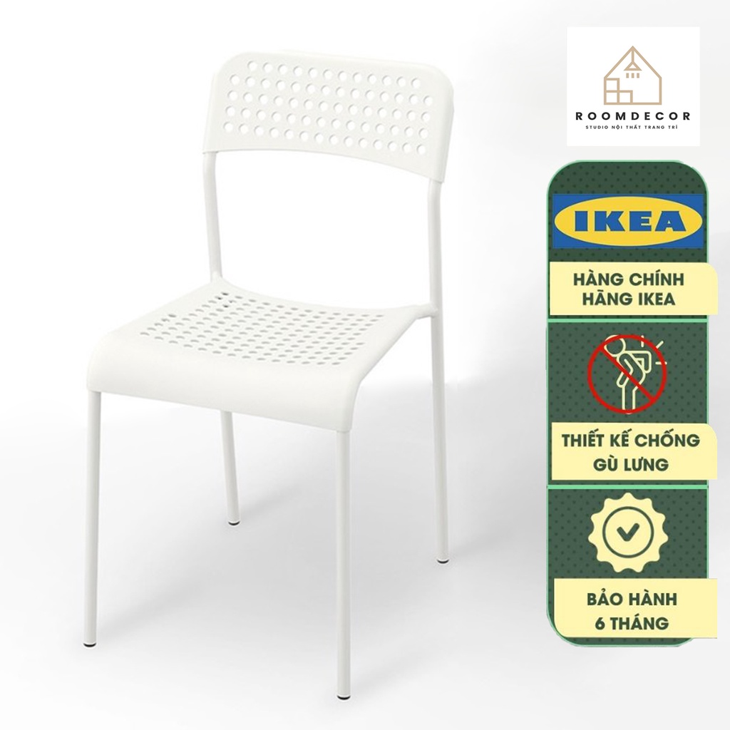 Ghế Làm Việc IKEA Tựa Lưng Lắp Ghép Thông Chính Hãng