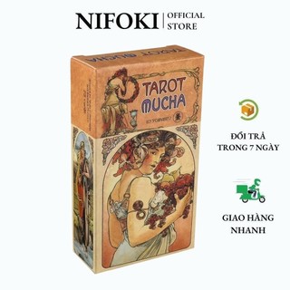 Bộ bài tarot mucha 78 thẻ nifoki b1