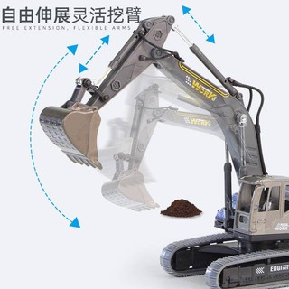 Mới Mô Hình Xe Xúc Đất Đồ Chơi Trang Trí Độc Đáo
