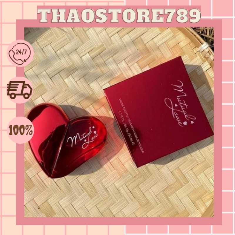 Nước Hoa Mutual Love 50ml- Hương Thơm Sang Trọng Quyến Rũ Ngọt Ngào