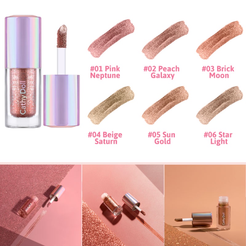 Nhũ Mắt Lấp Lánh Cathy Doll GG Glitter Mousse 2.5g