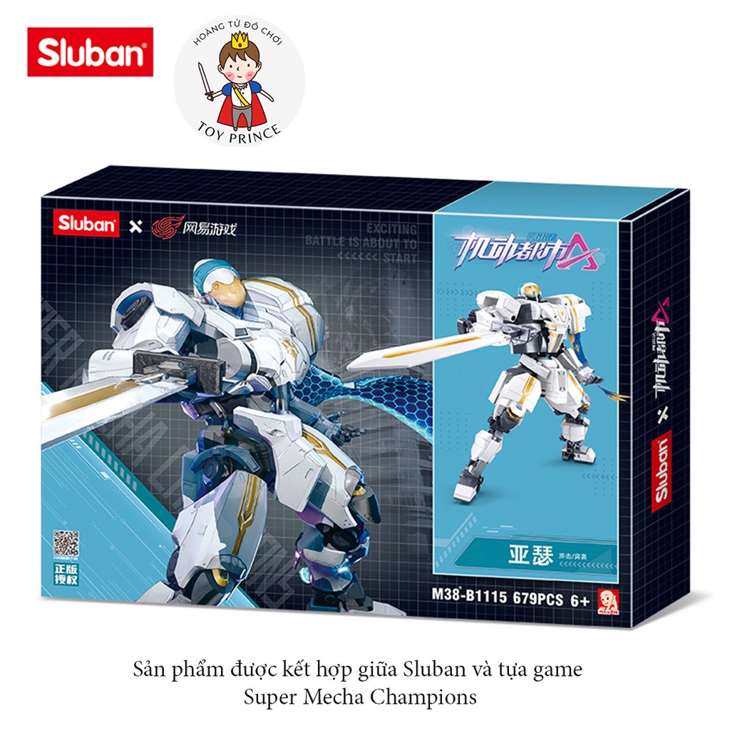 ĐỒ CHƠI LẮP RÁP PHÁT TRIỂN TRÍ TUỆ MÔ HÌNH NHÂN VẬT ARTHUR CỦA ROM TRONG GAME SUPER MECHA CHAMPIONS BANG BANG B1115