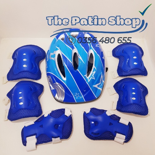 Bộ đồ bảo hộ chân tay mũ cho bé trượt patin, scooter hàng đẹp giá rẻ, bộ phụ kiện bảo hộ patin đủ màu