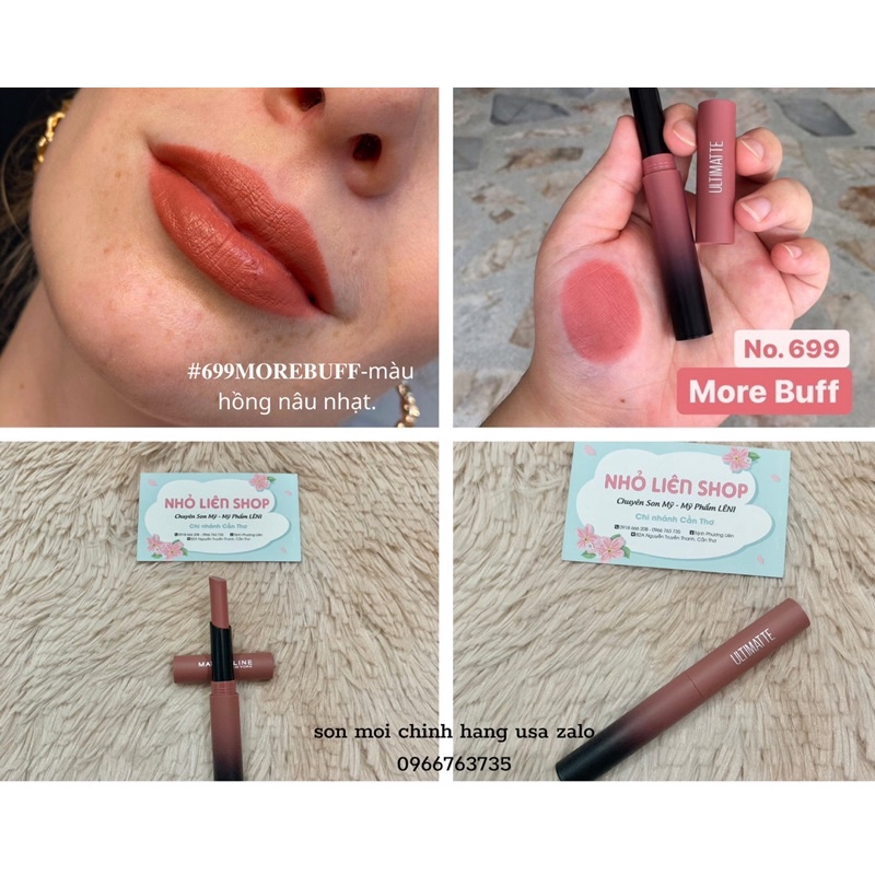 {USA] Son Maybelline Color Sensational Ultimatte Slim Lipsticks