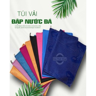 Túi đập nước đá vải dày đẹp