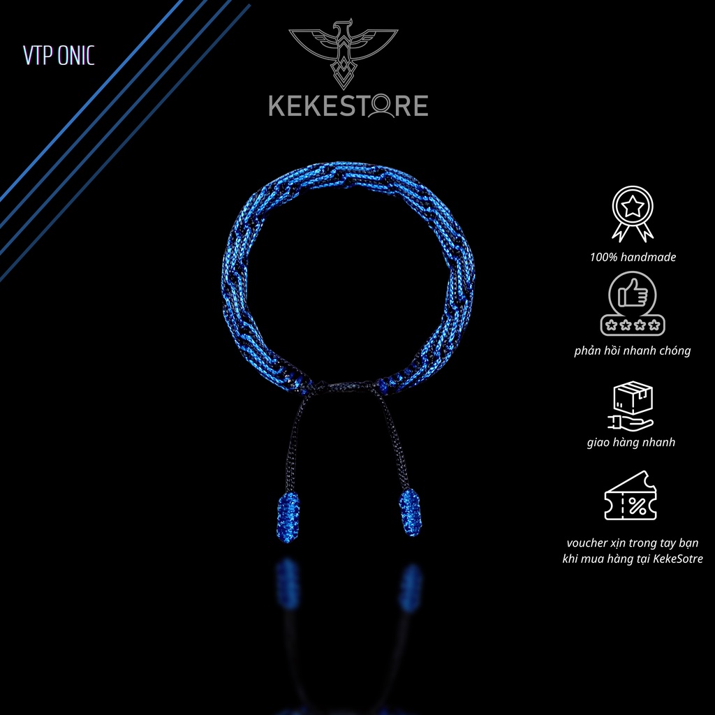 Vòng tay nam thời trang VTP KekeStore-ONIC vòng tay thiết kế riêng